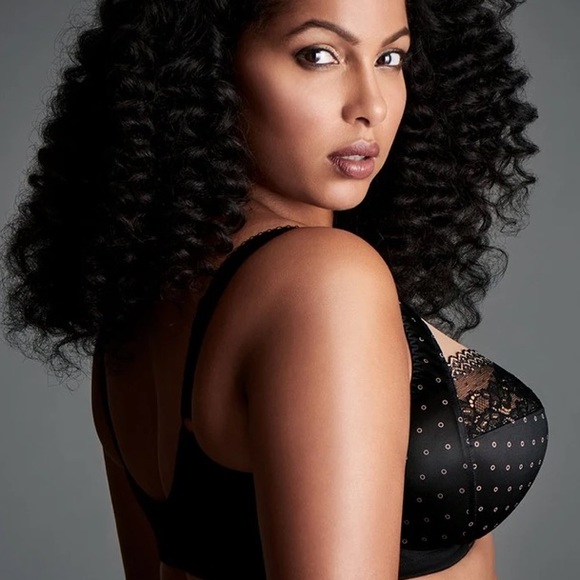 Bridget Black Banded NWT Bra Goddess 34K - Picture 3 of 12